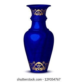 Vector illustration of oriental vase