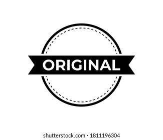 Ilustración vectorial del icono del sello original, aislado.