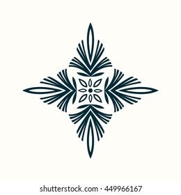 Vector Illustration of an Ornamental Design Element