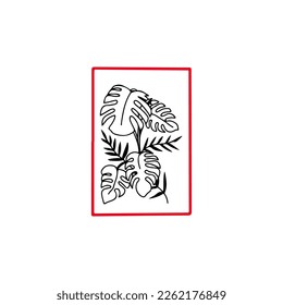 vector illustration of ornamental tree