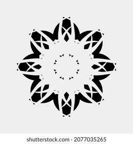 vector illustration of ornaments such as beautiful flowers for display or other decoration