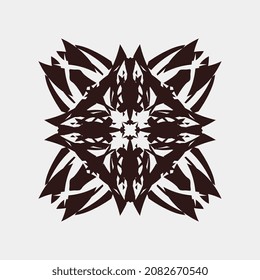 vector illustration of ornaments such as beautiful and attractive blooming flowers for decoration or other displays