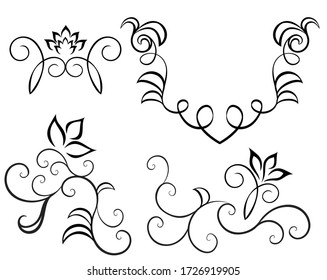 Vector illustration of ornate pattern pattern a pattern in classical style graphic kit