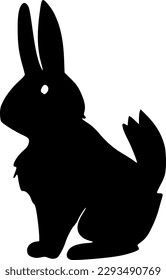 ilustración vectorial al icono de conejo