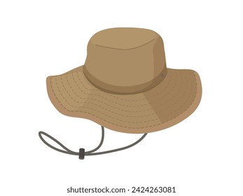 Vector illustration of outdoor hat