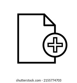 Vector Illustration. Outline Black Icons Of Electronic And Paper Documents. Document Flow Management. Paper Sheet Icon.