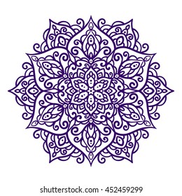 vector illustration, outline, mandala, abstract, element for design, east, doodle, tattoo, adult coloring book, doodle style