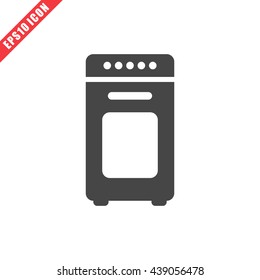 Vector illustration of oven icon