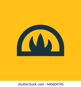 Vector illustration of oven icon