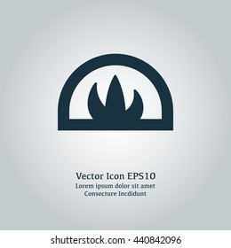 Vector illustration of oven icon