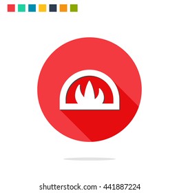 Vector illustration of oven icon