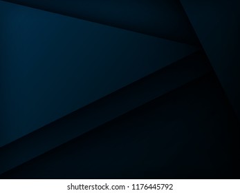 Vector illustration of overlap layout on dark blue papers, abstract background for card template, poster, and invitation.