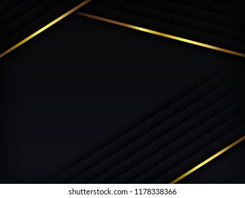 Vector illustration of overlap layout on dark blue papers, abstract background for card template, poster, and invitation.