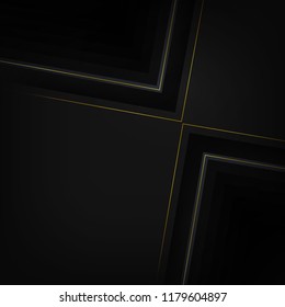 Vector illustration of overlap layout on dark blue papers, abstract background for card template, poster, and invitation.