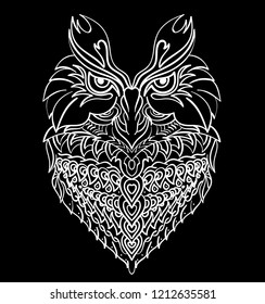 Vector illustration owl