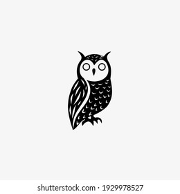 Vector illustration of a owl