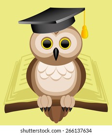 Vector illustration. Owl.