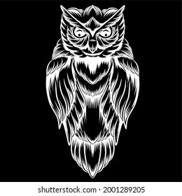 VECTOR, ILLUSTRATION, Owl VECTOR ART FOR T-shirt Design, WALL DECORATION, WALLPAPERS, AND SO