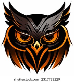 vector illustration of owl cartoon