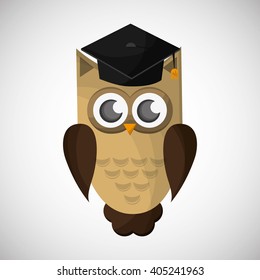 Vector Illustration Owl Graphic Design Animal Stock Vector (Royalty ...