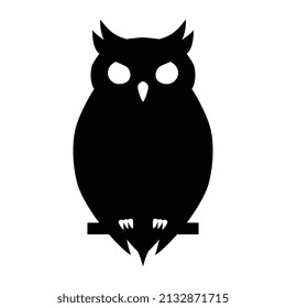 Vector illustration of Owl Icon Logo Art