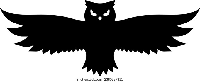 vector illustration of an owl on a transparent background