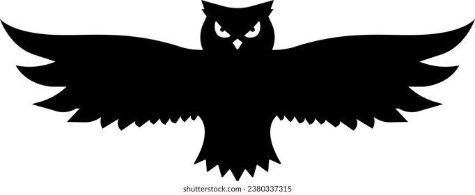vector illustration of an owl on a transparent background