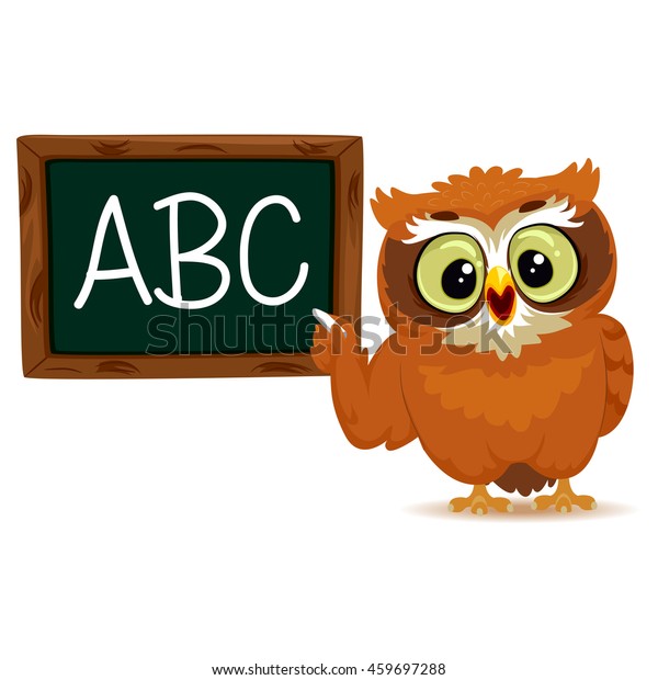 Download Vector Illustration Owl Teacher Stock Vector (Royalty Free ...