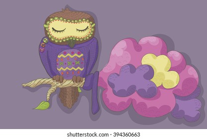 vector illustration own on brunch sleeping night cloud knee sweater