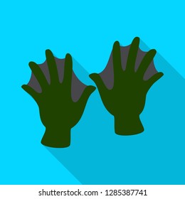 Vector illustration of own and textile symbol. Set of own and safety stock vector illustration.