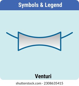Vector Illustration for P and ID Symbols Legends