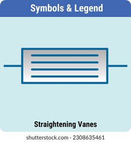 Vector Illustration for P and ID Symbols Legends
