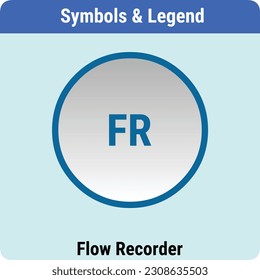 Vector Illustration for P and ID Symbols Legends
