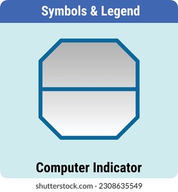 Vektorgrafik für die Legenden von P- und ID-Symbolen