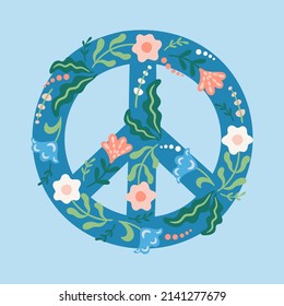 Vector illustration of pacific. Template for card, poster, flyer and other use