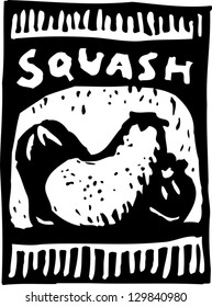 Vector illustration of a package of vegetable seeds