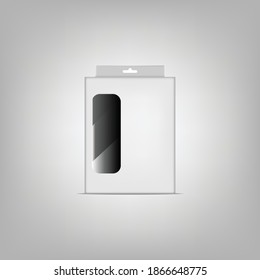 Vector illustration, Packaging Product on white background, White Package Box.
