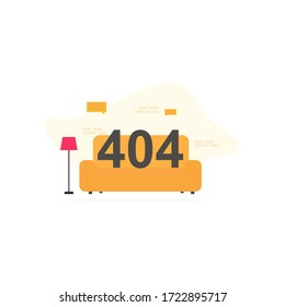 Vector illustration of page error page