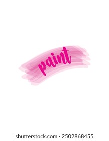 Diseño de logotipo de color de pintura de Ilustración vectorial