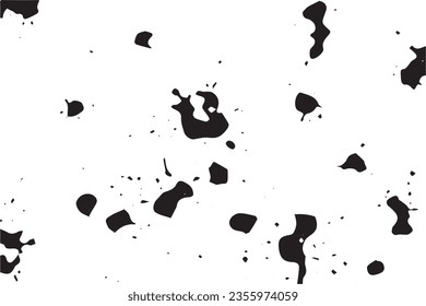  vector illustration of paint drop texture