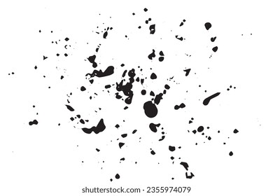  vector illustration of paint drop texture