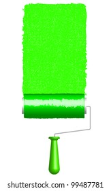 Vector illustration of paint rollers