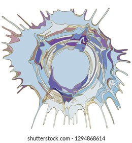 Vector illustration of paint splash