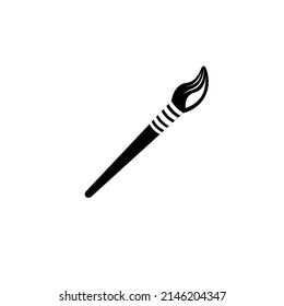 plantilla de diseño de iconos de pincel de ilustración vectorial