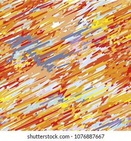 Vector illustration of painted seamless pattern, strokes. Diagonal irregular striped ornament design. Wallpaper, fabric print, furniture