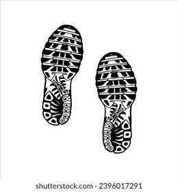 ilustración vectorial de un par de botas