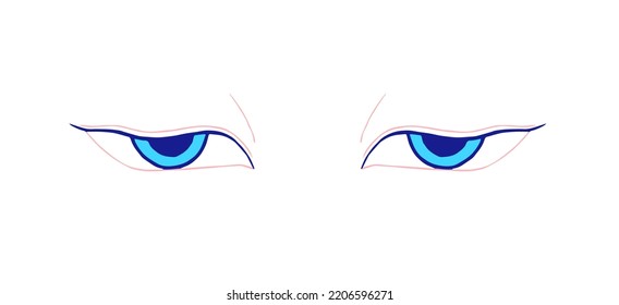 vector illustration of a pair of eyes