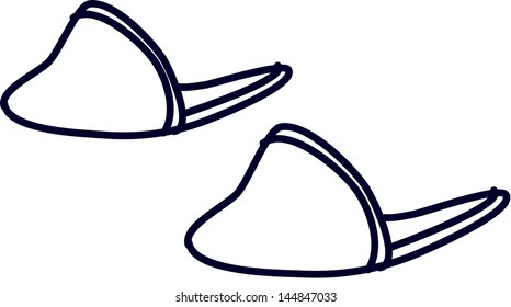 Ilustración vectorial de un par de zapatillas
