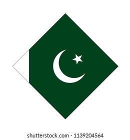 vector illustration of Pakistan flag