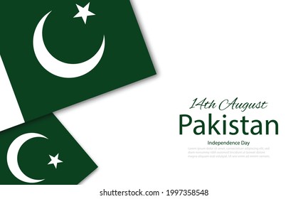 Vector Illustration of Pakistan Independence day.